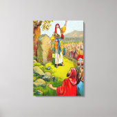 Joshua 24:1-15 Joshuas Abschiedszeit-Leinwand Leinwanddruck (Vorderseite)