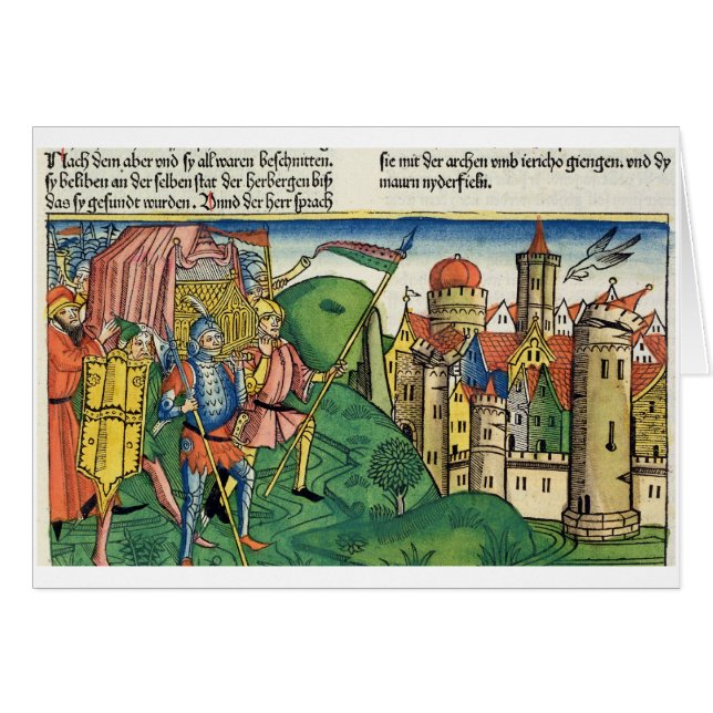 Joshua 6 4-21 der Fall von Jericho, vom 'Nurem (Vorderseite (Horizontal))