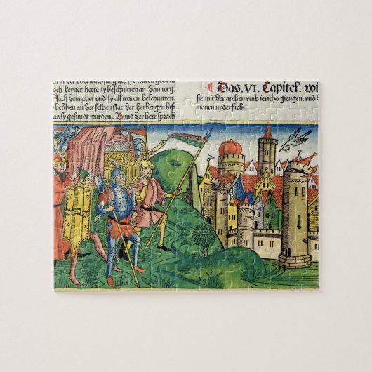 Joshua 6 4-21 der Fall von Jericho, vom 'Nurem Puzzle (Horizontal)