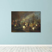 Joshua an den Mauern von Jericho Leinwanddruck (Insitu (Holzboden))