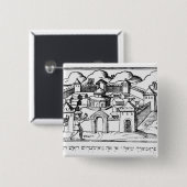 Joshua an den Wänden von Jericho Button (Vorne & Hinten)