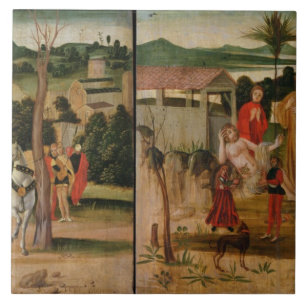 Joshua an den Wänden von Jericho Fliese