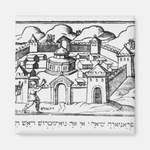 Joshua an den Wänden von Jericho Magnet