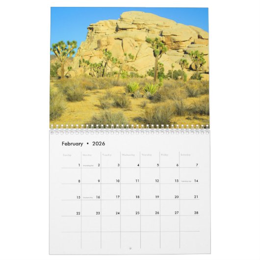 Joshua-Baum 2018 durch Julia Hanna Kalender (Feb 2026)