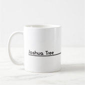 Joshua-Baum-Anhänger-Camping Kaffeetasse (Links)