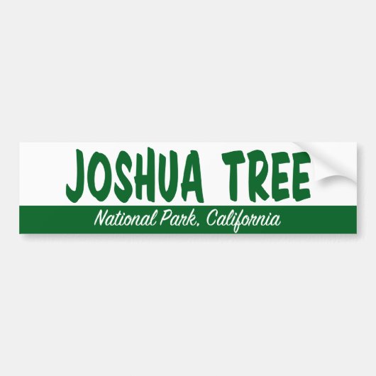 Joshua-Baum-Nationalpark Autoaufkleber (Vorne)