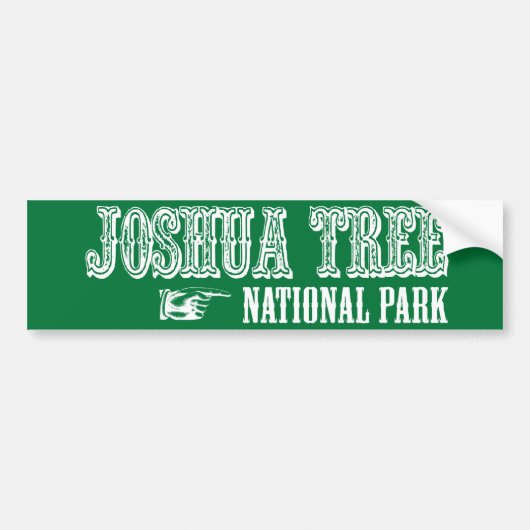 Joshua-Baum-Nationalpark Autoaufkleber (Vorne)