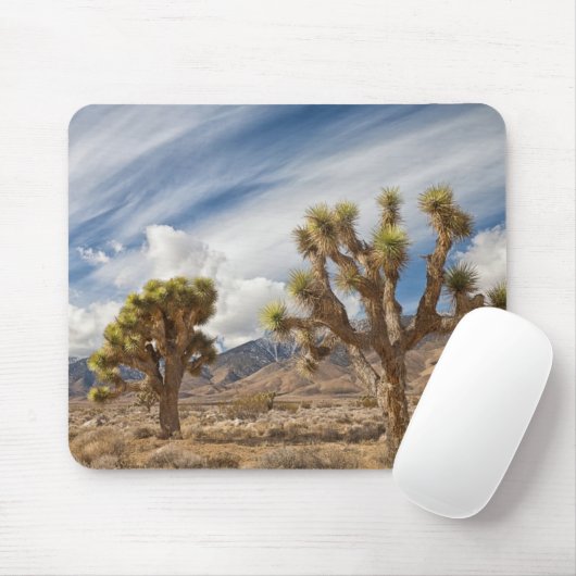 Joshua-Bäume in der Wüste Mousepad (Mit Mouse)