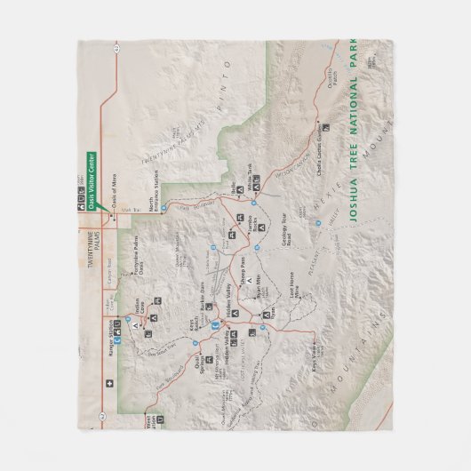 Joshua-Baumkarten-Fleecedecke Fleecedecke (Vorderseite)