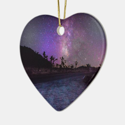 Joshua-Baumnationalpark-Milchstraße Keramikornament (Links)