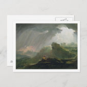 Joshua befehligt die Sonne, still auf Gibe zu steh Postkarte (Vorne/Hinten)