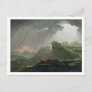 Joshua befehligt die Sonne, still auf Gibe zu steh Postkarte