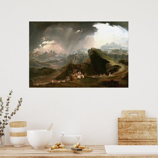 Joshua Commonwealth of the Sun - John Martin Fine Poster (Küche)
