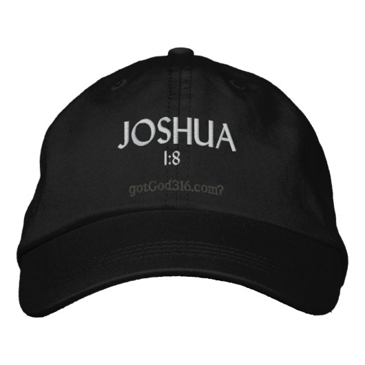 JOSHUA gotGod316.com 1:8 Bestickte Kappe (Vorderseite)