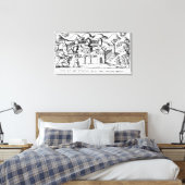 Joshua in den Mauern von Jericho Leinwanddruck (Insitu (Schlafzimmer))