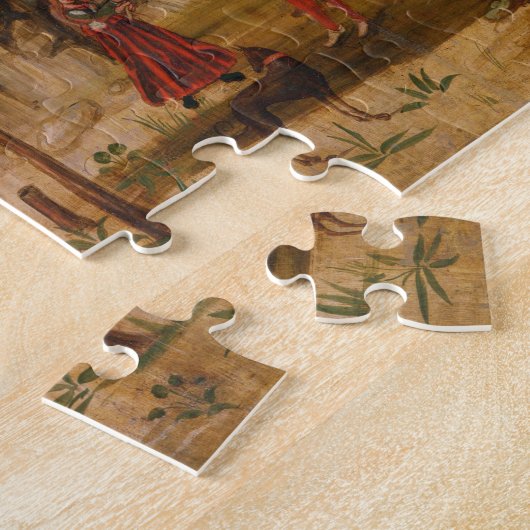 Joshua in den Mauern von Jericho Puzzle (Seite)