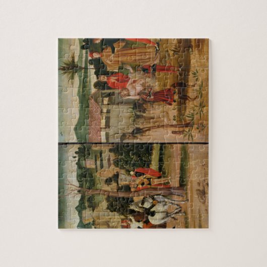 Joshua in den Mauern von Jericho Puzzle (Vertikal)