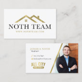 Joshua-Noth-Zoll Visitenkarte (Vorne/Hinten)