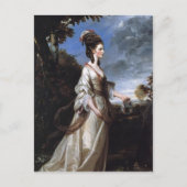 Joshua Reynolds - Jane, Grafschaft von Harrington Postkarte (Vorderseite)