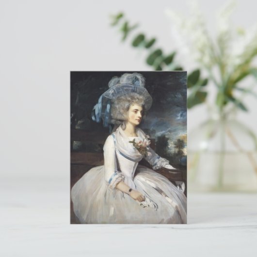 Joshua Reynolds - Lady Skipwith Postkarte (Stehend Vorderseite)