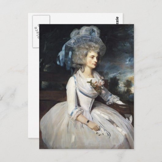 Joshua Reynolds - Lady Skipwith Postkarte (Vorne/Hinten)