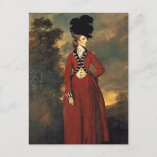 Joshua Reynolds - Lady Worsley Postkarte