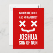 Joshua Son aus Nun Christlichem Spaß Postkarte (Vorne/Hinten)