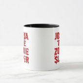 Joshua The Zombie Slayer Tasse (Zentrum)