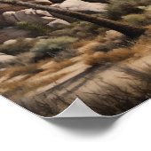 Joshua Tree Art Print Poster (Ecke)