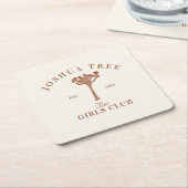 Joshua Tree Bachelorette Rechteckiger Pappuntersetzer (angewinkelt)