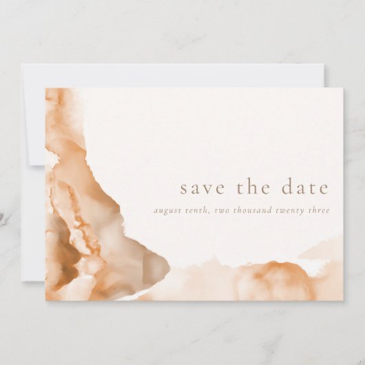 Joshua Tree Bohemisch neutral Save the Date (Vorderseite)