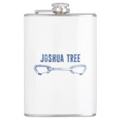 Joshua Tree California Climbing Quickdrag Flachmann (Vorderseite)