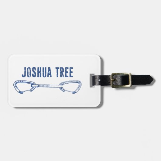 Joshua Tree California Climbing Quickdrag Gepäckanhänger (Vorderseite horizontal)