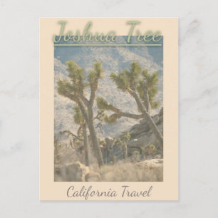 Joshua Tree California Vintage Travel Postkarte