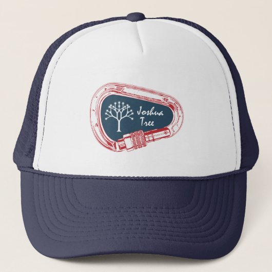 Joshua Tree Climbing Carabiner Truckerkappe (Vorderseite)