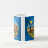 Joshua Tree- Fish Rock Knopf Kaffeetasse (Mittel)