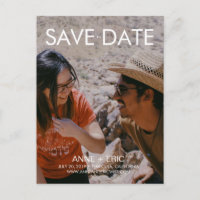 "Joshua Tree" - Flat Modern Save the Date Postcard