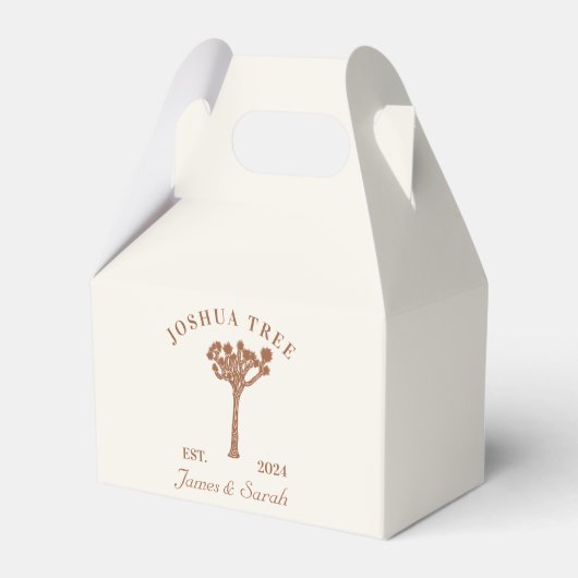 Joshua Tree Gastgeschenk Hochzeit Boxes Geschenkschachtel (Vorderseite)
