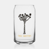 Joshua Tree Gastgeschenke Hochzeiten Dosenglas (Vorderseite)