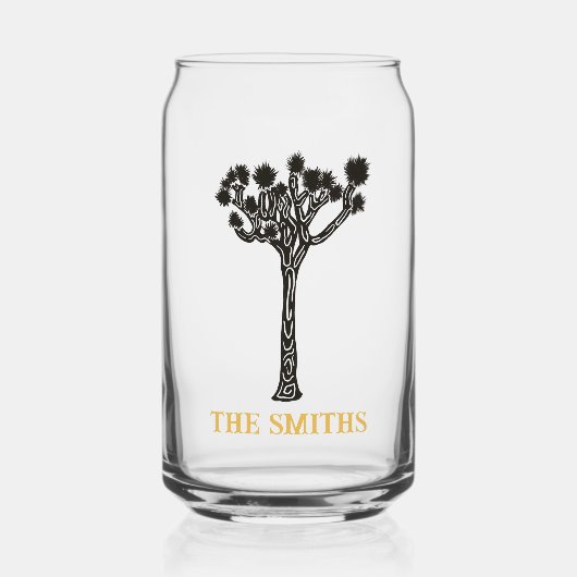 Joshua Tree Gastgeschenke Hochzeiten Dosenglas (Vorderseite)
