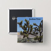 Joshua Tree in Kalifornien Button (Vorne & Hinten)
