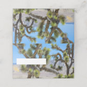 Joshua Tree in Kalifornien Platzkarte (Außenseite Aufgefaltet)