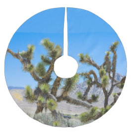 Joshua Tree in Kalifornien Polyester Weihnachtsbaumdecke