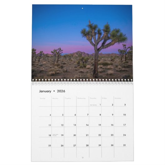 Joshua Tree Kalender (Jan 2026)