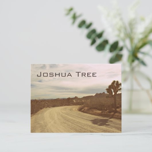 Joshua Tree, Kalifornien Postkarte (Stehend Vorderseite)