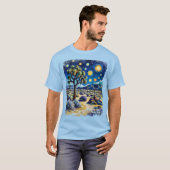 Joshua Tree Mojave Desert Hiking Modern Dreamlike T-Shirt (Vorne ganz)