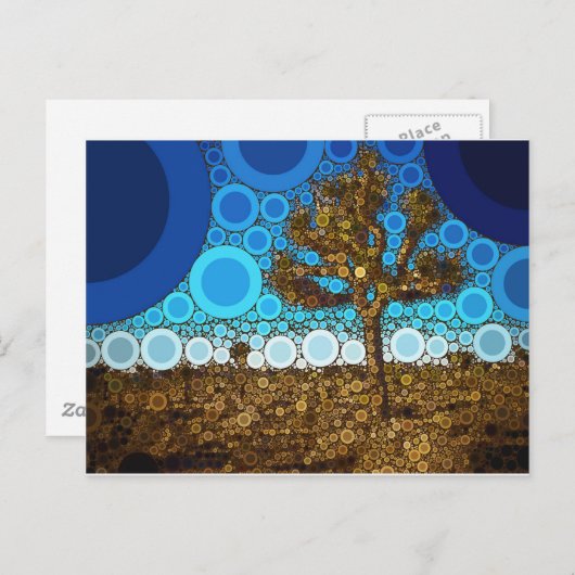 Joshua Tree Mosaic Postkarte (Vorne/Hinten)