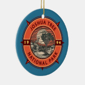 Joshua Tree National Park Bighorn Sheep Compass Keramik Ornament (Rechts)