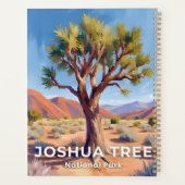Joshua Tree National Park California Travel Art Planer (Rückseite)