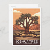 Joshua Tree National Park California USA Travel Postkarte (Vorne/Hinten)